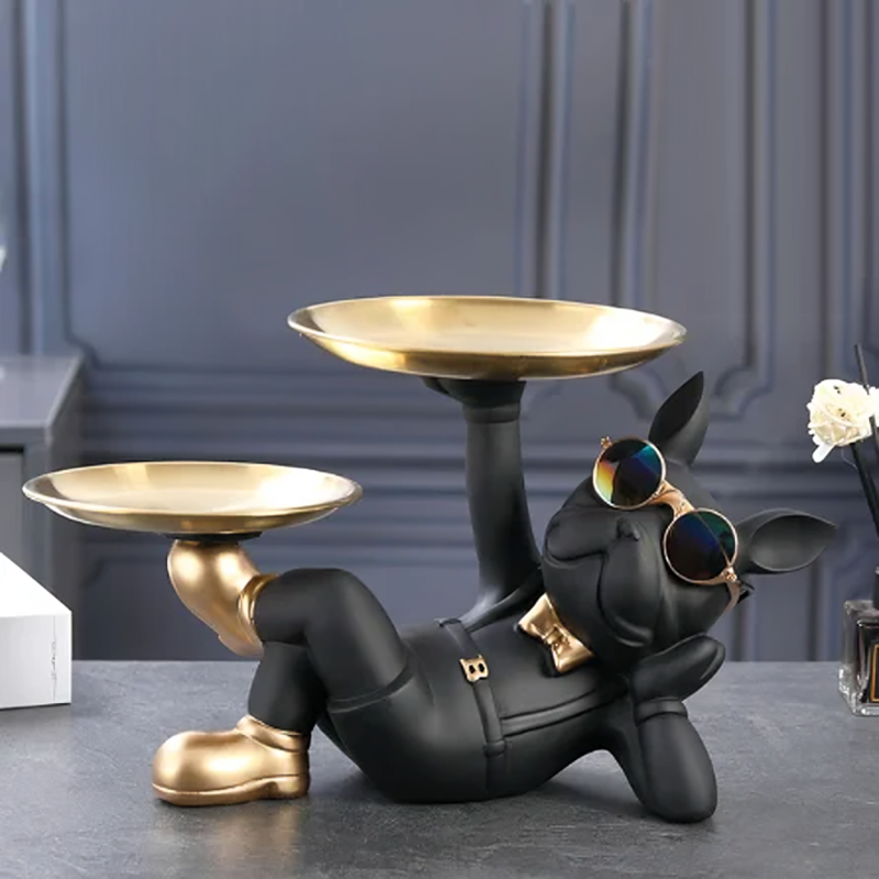 Carregar imagem no visualizador da galeria, Estátua Decorativa Bulldog Francês