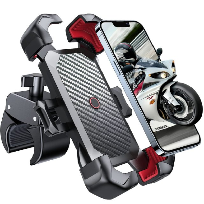 Carregar imagem no visualizador da galeria, Suporte de Celular para Moto Joyroom, rotação 360°, proteção de silicone, compatível com motos e bicicletas