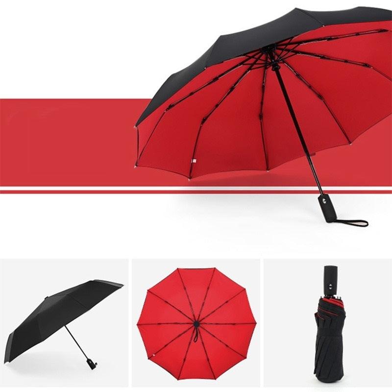 Carregar imagem no visualizador da galeria, Guarda-Chuva Automático Premium com proteção UV, resistente ao vento e feito em material de alta qualidade, com abertura automática