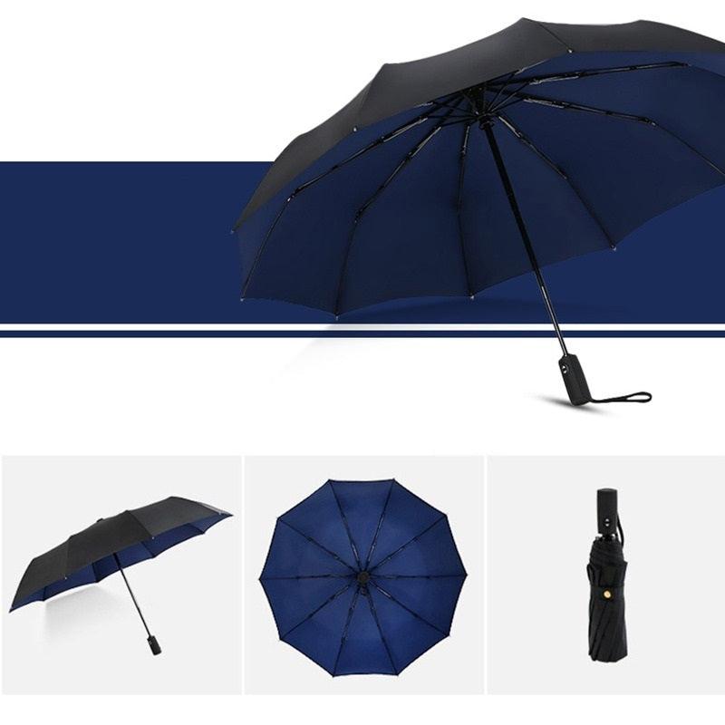 Carregar imagem no visualizador da galeria, Guarda-Chuva Automático Premium com proteção UV, resistente ao vento e feito em material de alta qualidade, com abertura automática