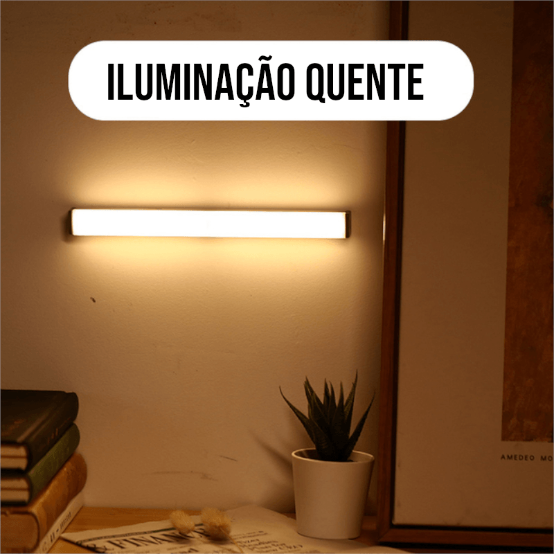 Carregar imagem no visualizador da galeria, Iluminação em LED com sensor de movimento, recarregável via USB, fácil instalação e dois modos de luminosidade