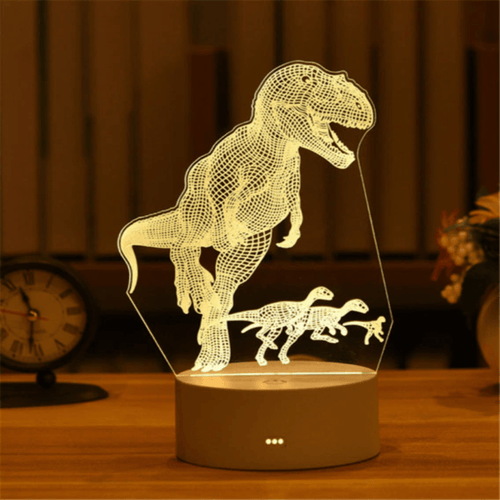 Luminária 3D de Mesa Decorativa, iluminação suave e tranquilizante para quartos, escritórios e mais