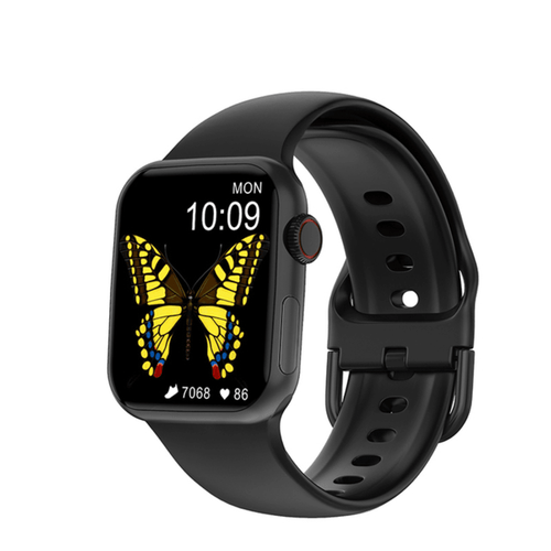 Smartwatch Iwo Watch Series 7 com tela de 1,8 polegadas, chamadas Bluetooth, monitoramento de saúde e bateria com carregamento por indução