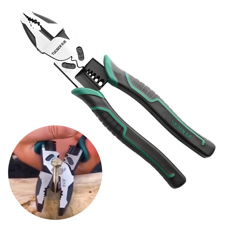 Alicate Universal Multifuncional de Aço Forjado