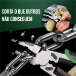 Alicate Universal Multifuncional de Aço Forjado