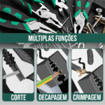 Alicate Universal Multifuncional de Aço Forjado