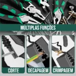 Alicate Universal Multifuncional de Aço Forjado