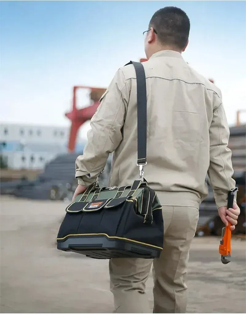 Bolsa de Ferramentas Reforçada com Base Rígida