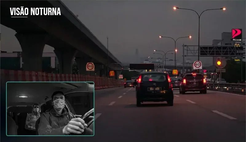 Câmera Veicular Interna Full HD Wi-Fi para Carro