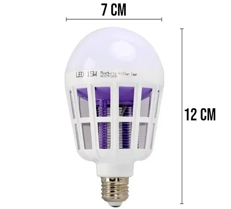 Lâmpada UV LED 2 em 1 com Repelente de Mosquitos