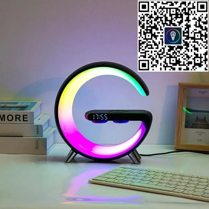 Luminária Led Inteligente com Bluetooth e Indução