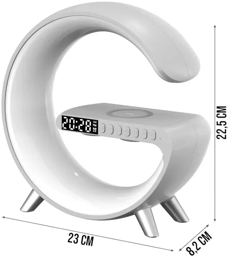 Luminária Led Inteligente com Bluetooth e Indução