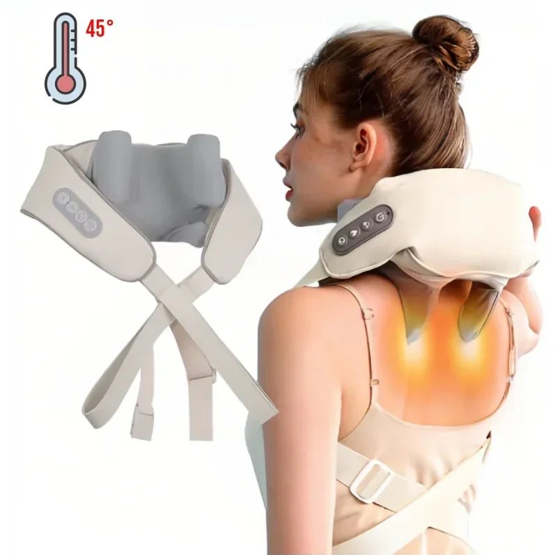 Massageador de Pescoço e Ombros Portátil Elétrico