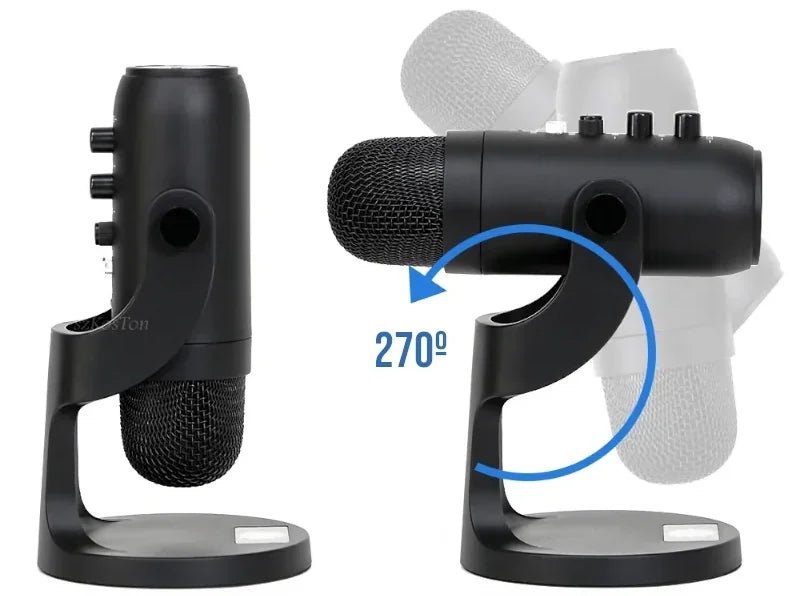 Microfone Condensador Profissional com Suporte