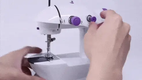 Mini Máquina Costura Elétrica Portátil com Mesa