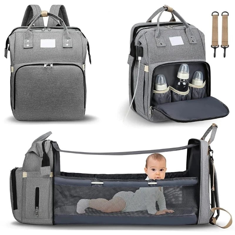 Mochila Maternidade com Berço e Trocador