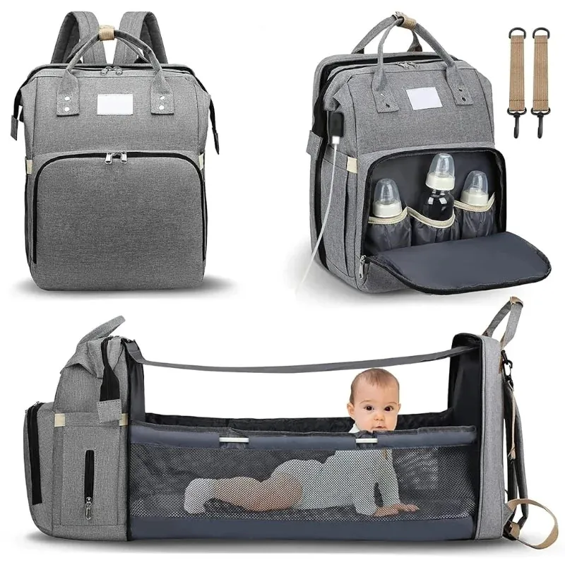 Mochila Maternidade com Berço e Trocador