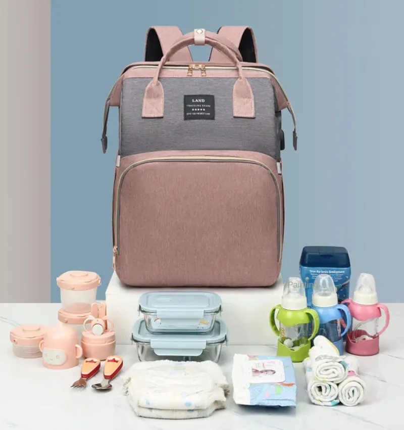 Mochila Maternidade com Berço e Trocador