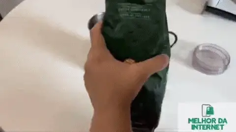 Moedor de Café Elétrico Inox para Grãos Portátil