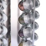 Porta Temperos e Condimentos Giratório em Inox