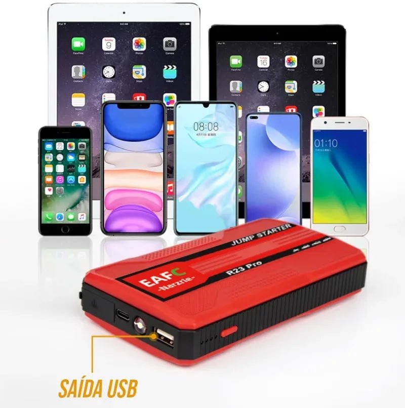 Power Bank 20.000mah com Auxiliar de Partida