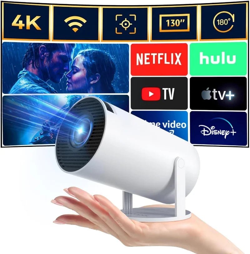 Projetor Portátil Magcubic Pro 4K com Wi-Fi e Android