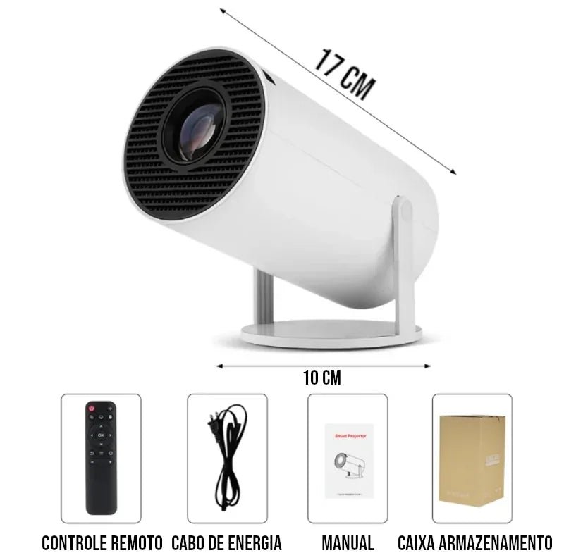 Projetor Portátil Magcubic Pro 4K com Wi-Fi e Android