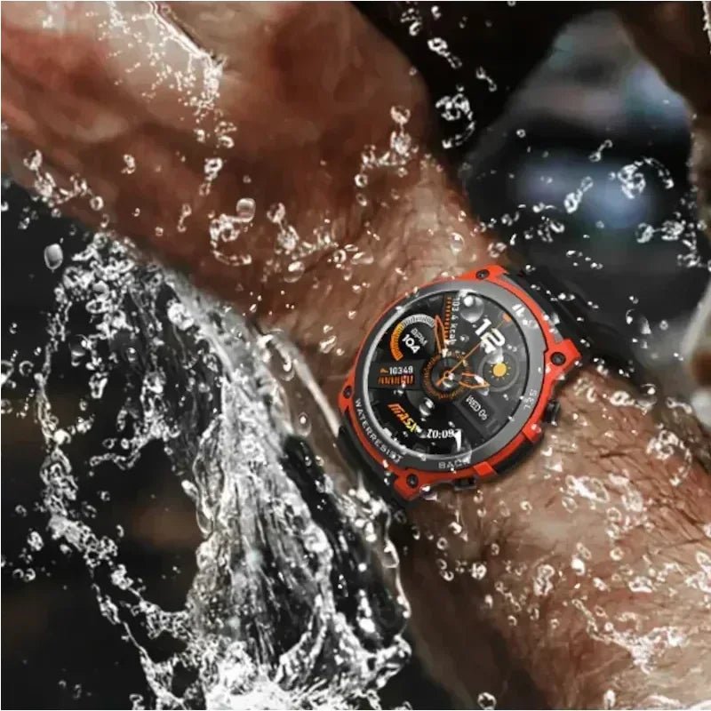Smartwatch Redondo Resistente com Bateria Longa