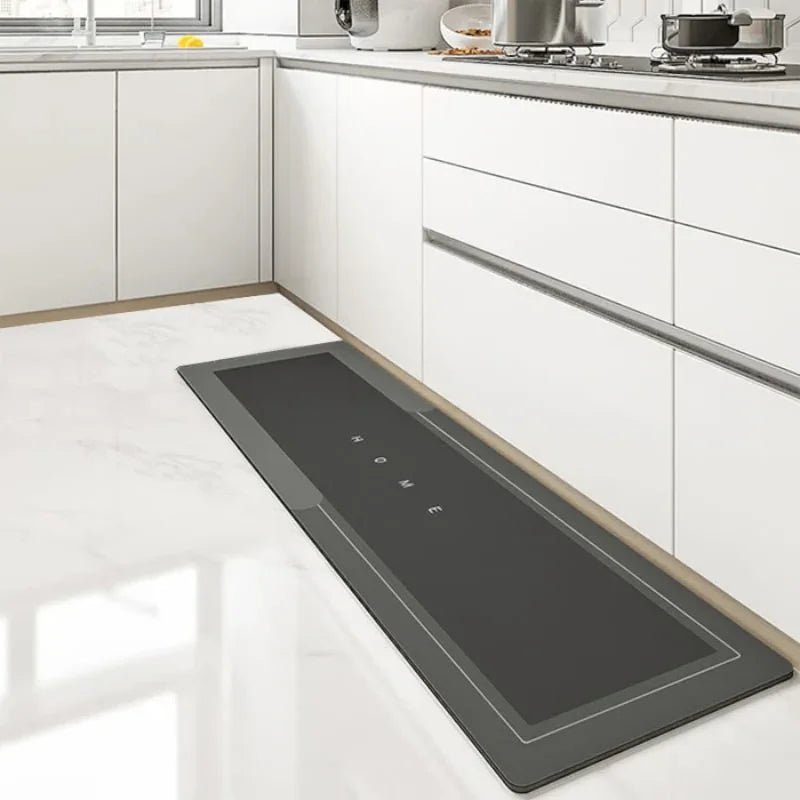 Tapete para Cozinha Antiderrapante Absorvente Emborrachado