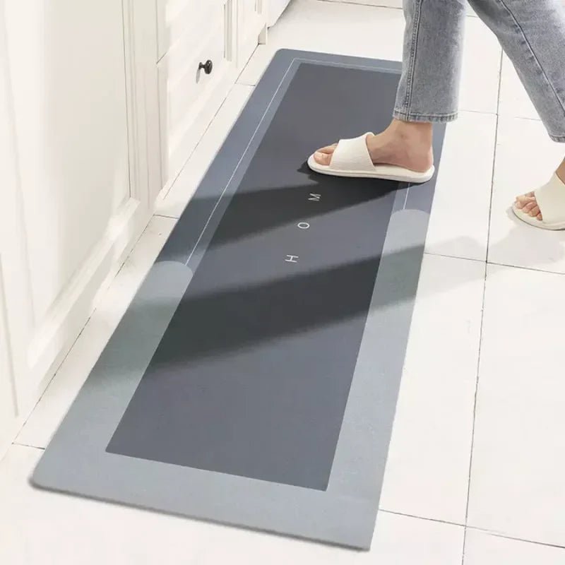 Tapete para Cozinha Antiderrapante Absorvente Emborrachado