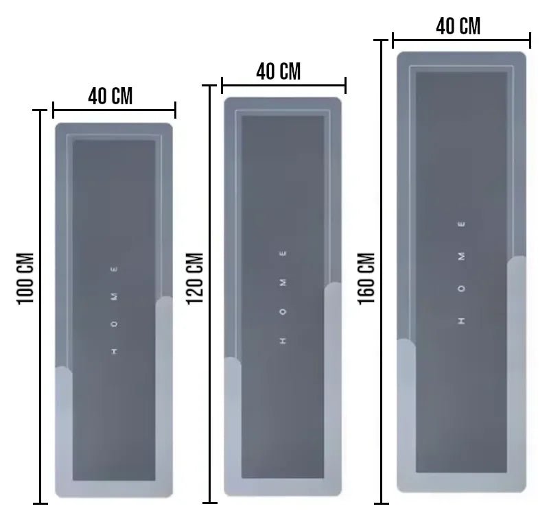 Tapete para Cozinha Antiderrapante Absorvente Emborrachado