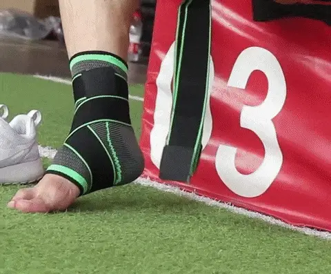 Tornozeleira com Compressão Esportiva Ajustável com 2 Unidades