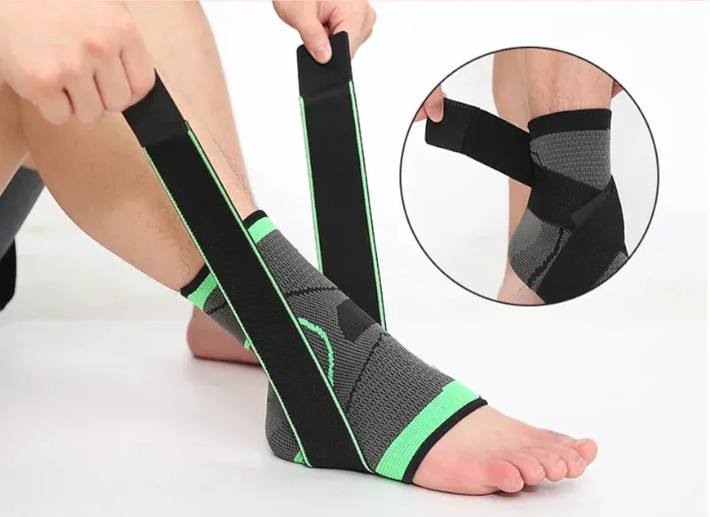 Tornozeleira com Compressão Esportiva Ajustável Compre 1 Leve 2