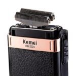 Barbeador Elétrico Recarregável Kemei Masculino