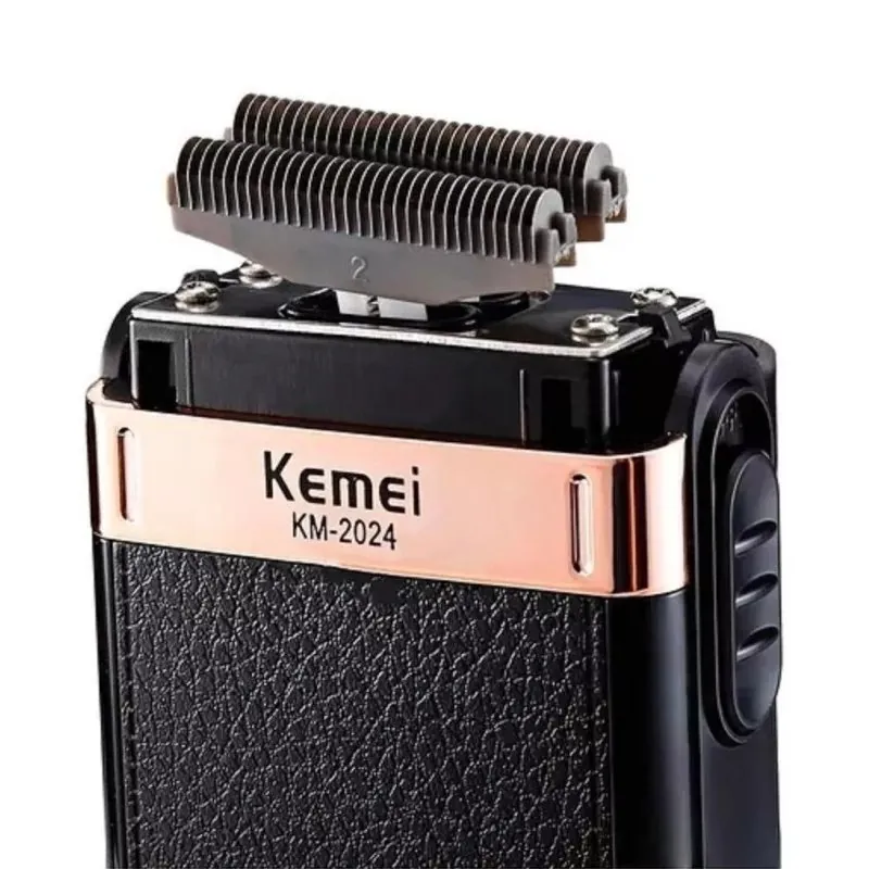 Barbeador Elétrico Recarregável Kemei Masculino