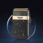 Barbeador Elétrico Recarregável Kemei Masculino