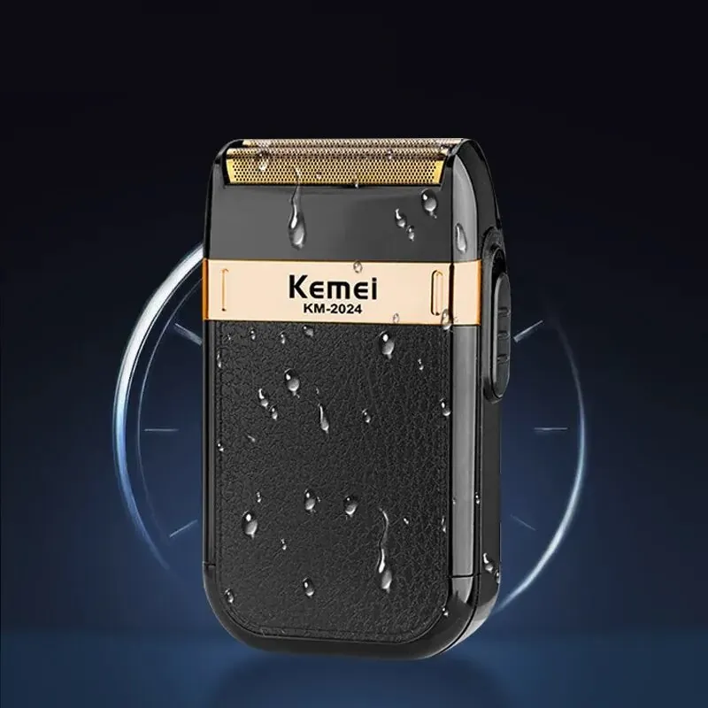Barbeador Elétrico Recarregável Kemei Masculino