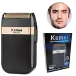 Barbeador Elétrico Recarregável Kemei Masculino