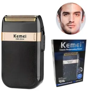 Barbeador Elétrico Recarregável Kemei Masculino