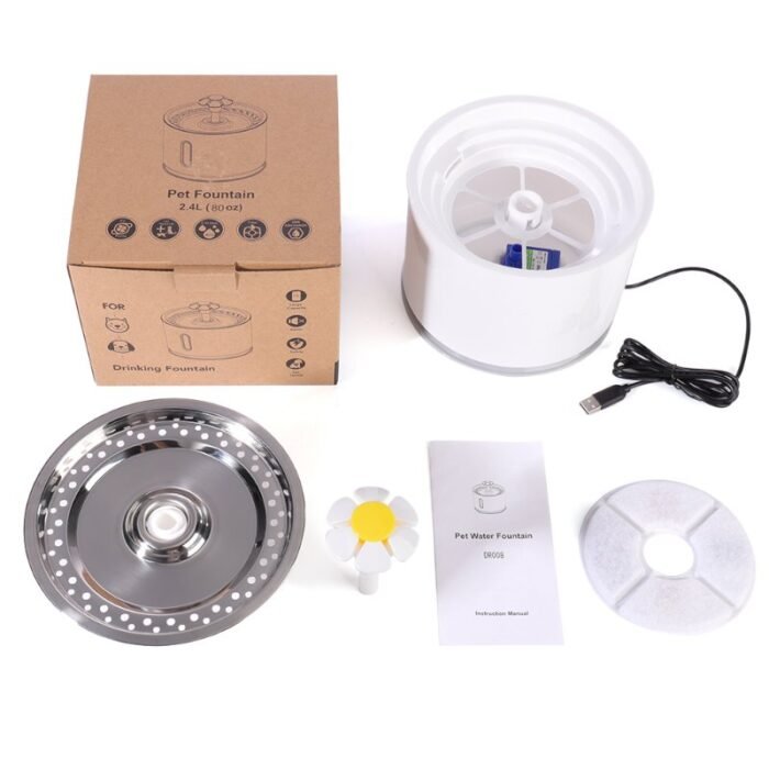 Bebedouro Automático com Filtro para Gatos e Cães