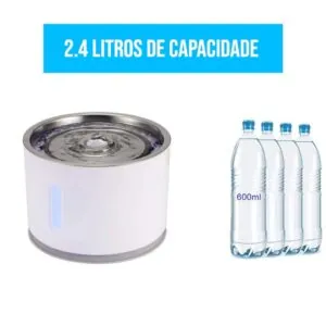 Bebedouro Automático com Filtro para Gatos e Cães