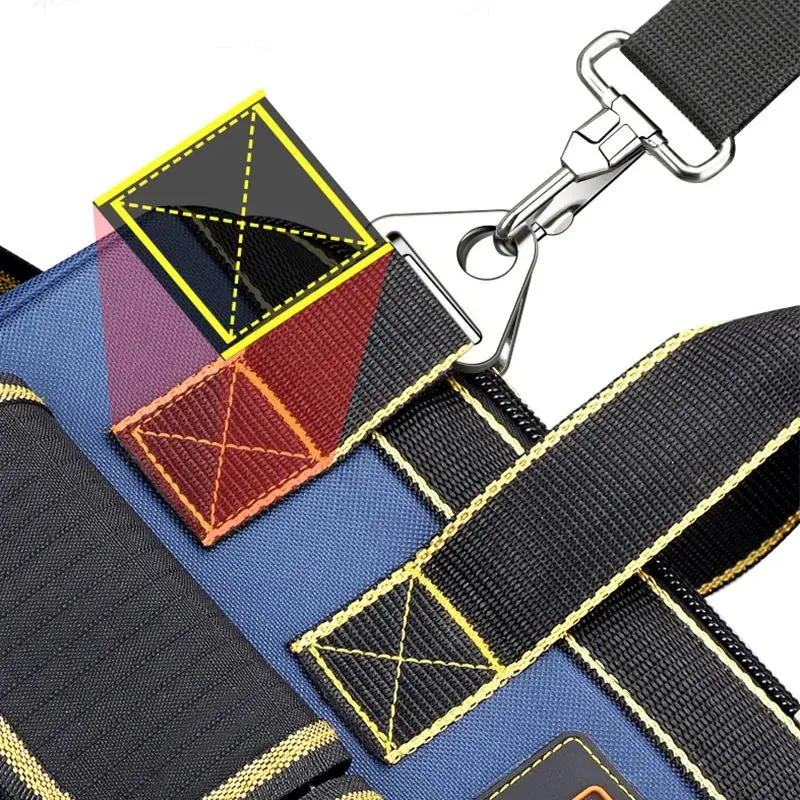 Bolsa de Ferramentas Reforçada com Base Rígida