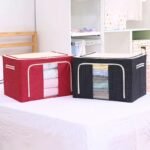 Caixa Organizadora Roupas 60 Litros com Tampa