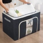 Caixa Organizadora Roupas 60 Litros com Tampa