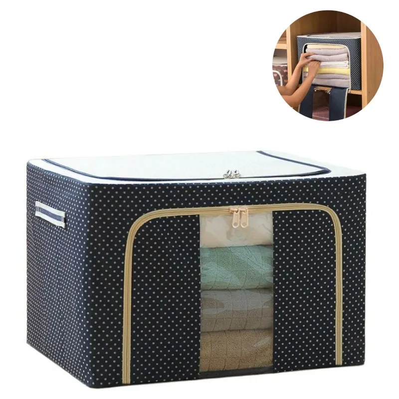 Caixa Organizadora Roupas 60 Litros com Tampa