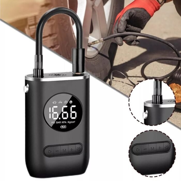 Calibrador de Pneus Digital Elétrico Portátil