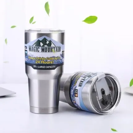 Copo Termico Inox 900ml Com Tampa E Canudo