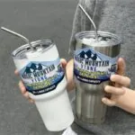 Copo Térmico Inox 900ml com Tampa e Canudo