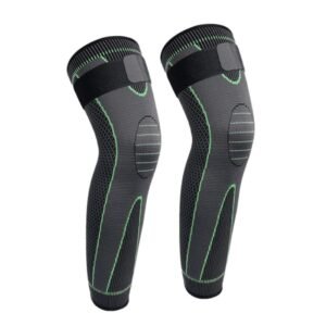Joelheira com Compressão longa Esportiva Ajustável com 2 Unidades