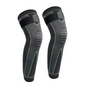 Joelheira com Compressão longa Esportiva Ajustável com 2 Unidades